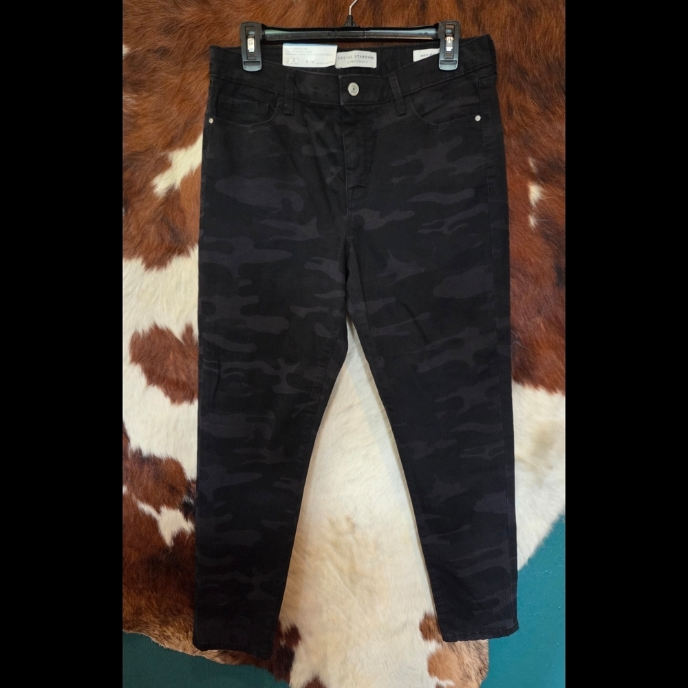 Black Camouflage Pants